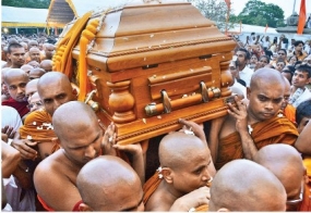 Ven. Kusaladhamma Thera cremated with state patronage