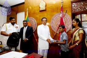 President hands over the 5th consignment of Navy&#039;s Thalassemia Infusion Systems
