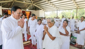 President engage in religious activities
