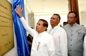 President declares open Jetwing Jaffna hotel