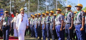 President opens 9th National Scout Jamboree in Jaffna