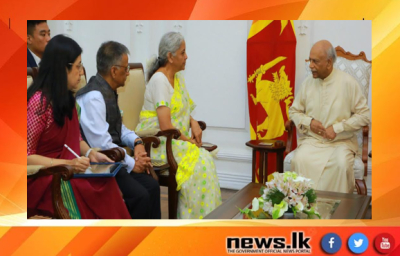 India appreciates Premier Gunawardena’s unstinted efforts to promote Indo-Lanka friendship and cooperation – Nirmala Sitharaman