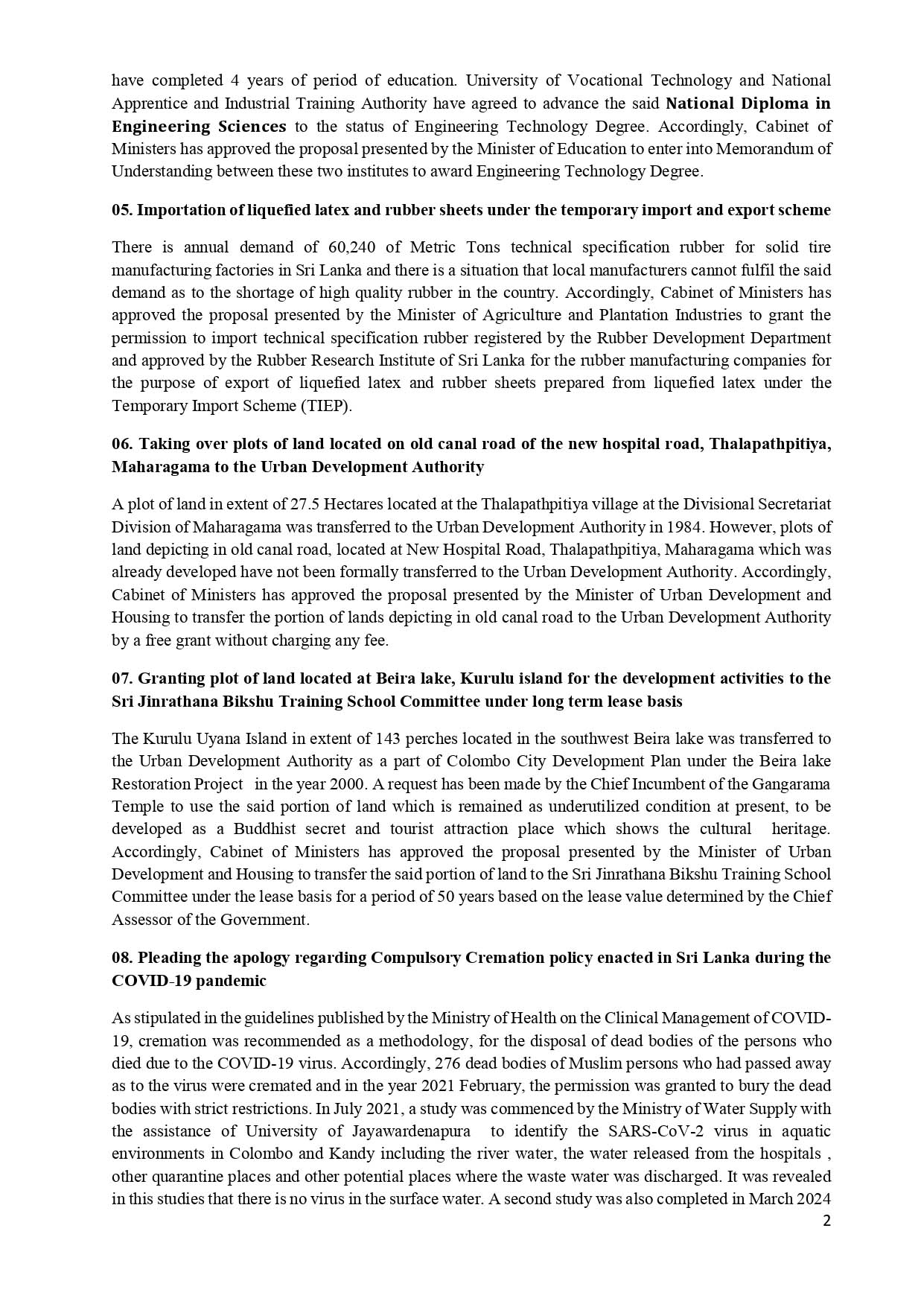 Cabinet Decisions on 22.07.2024 Eng page 0002