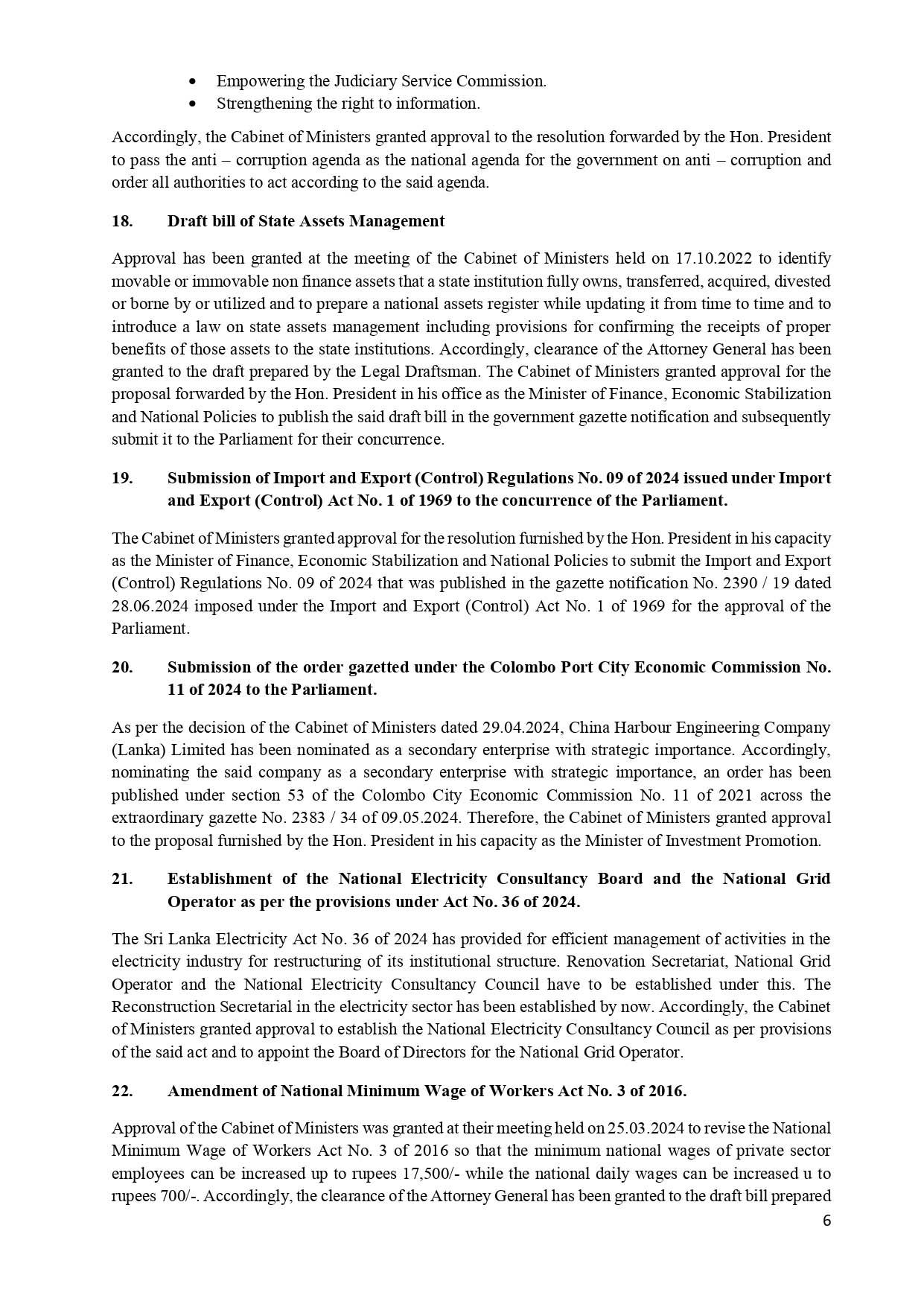 Cabinet Decisions on 22.07.2024 Eng page 0006