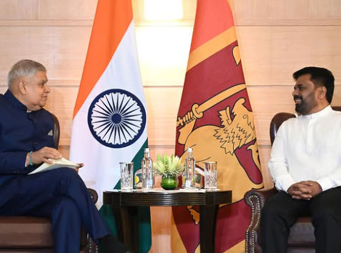 President Anura Kumara Dissanayake Meets Indian Vice President and Health Minister