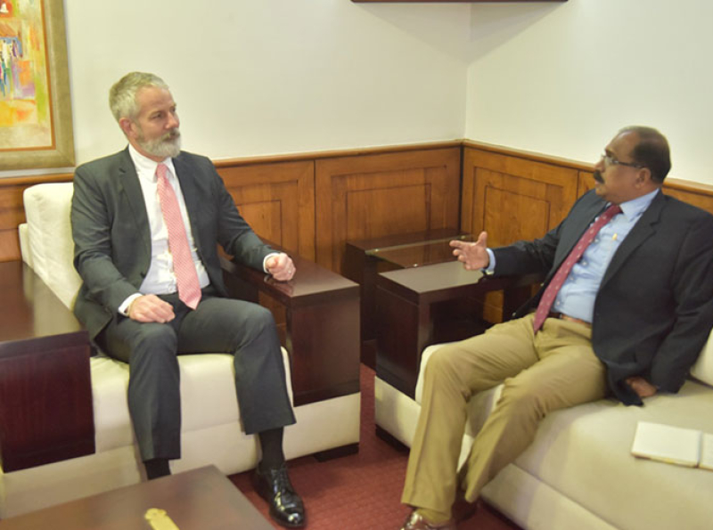 US Embassy Deputy Chief of mission meets Acting Minister of Defence