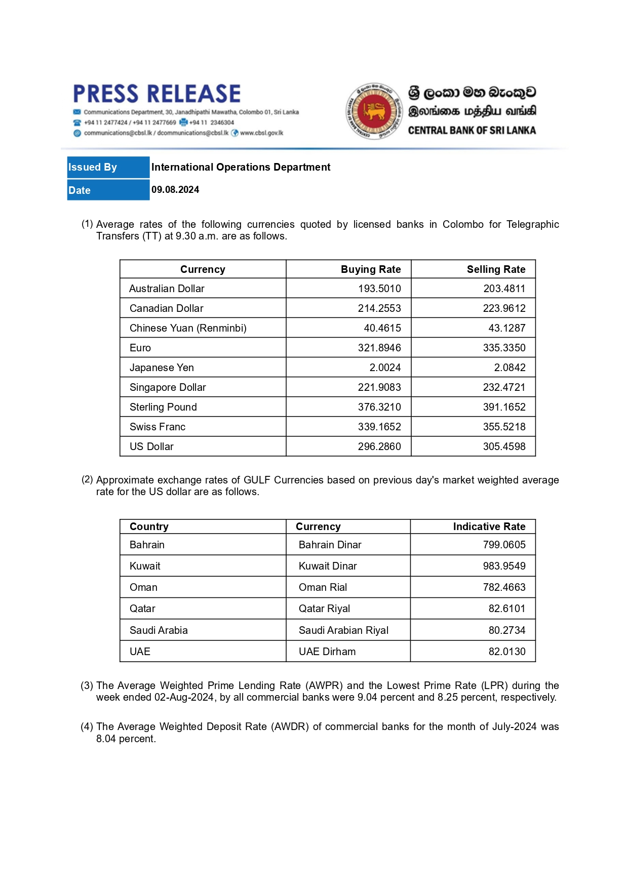 TT Rates as at 09 08 2024 page 0001