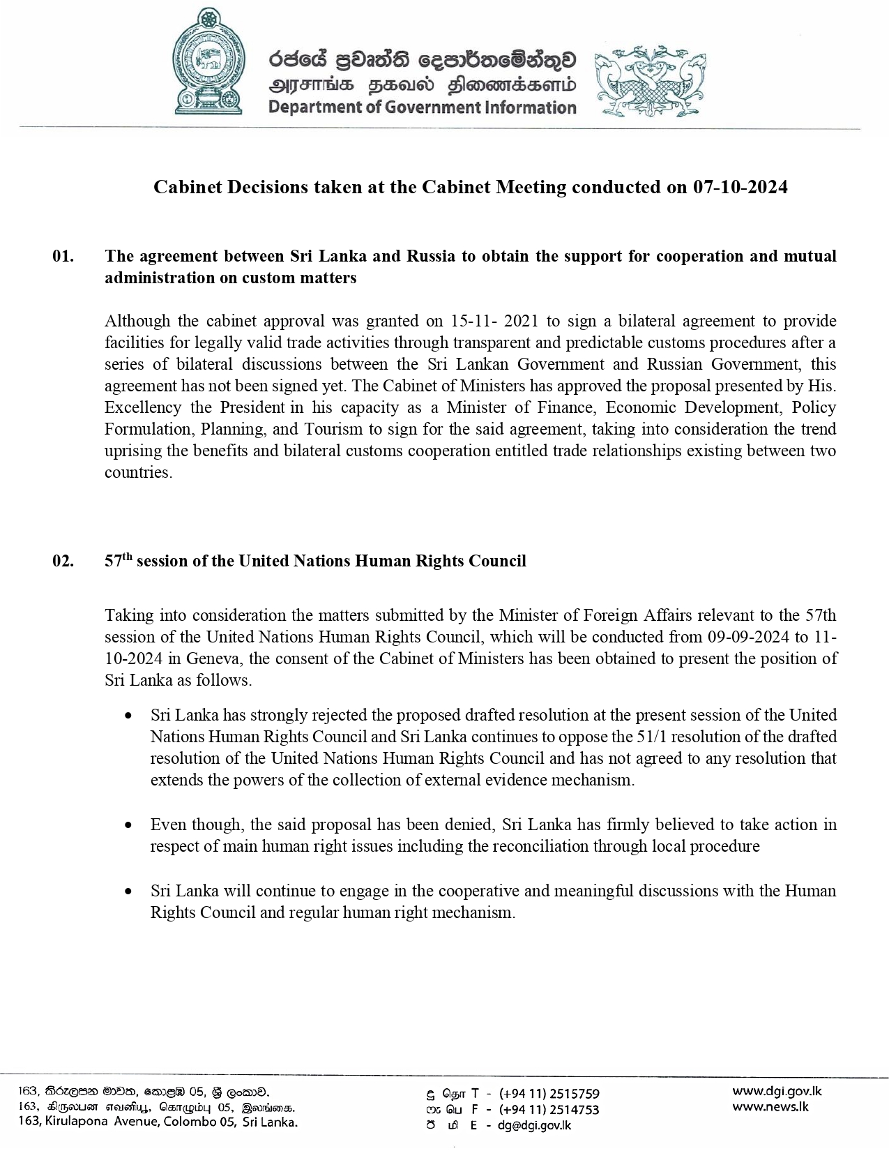 Cabinet Decision on 07.10.2024 English page 0001