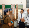 The Minister of Public Defence and parliamentary affairs had made an observation tour at Narahenpita Police Hospital