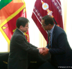  The Japanese Ambassador to Sri Lanka meets with the  Speaker (Dr.) Jagath Wickramaratne