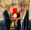 Saudi Vice Minister of Foreign Affairs receives Ambassador of Sri Lanka to Saudi Arabia, Ameer Ajwad