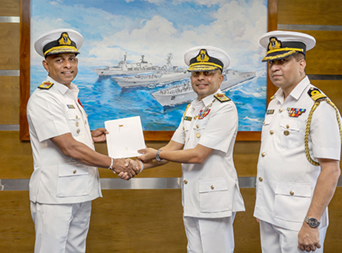 Rear Admiral Chinthaka Kumarasinghe appointed as Deputy Chief of Staff of the Navy