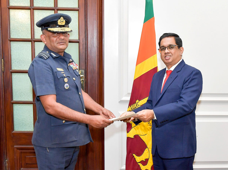 Air Vice Marshal Vasu Bandu Edirisinghe appointed as the new Commander of the Sri Lanka Air Force