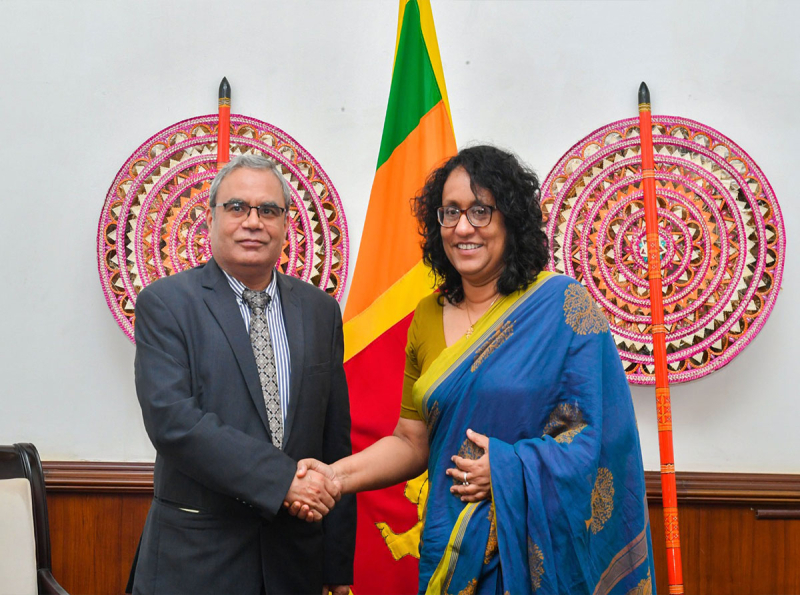 H.E. Ambassador Indra Mani Pandey, Secretary General of BIMSTEC, Meets Prime Minister Dr. Harini Amarasuriya