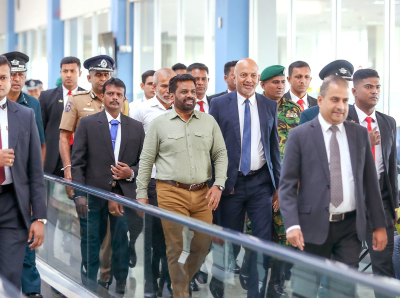 President returns to island after three-day official visit in UAE