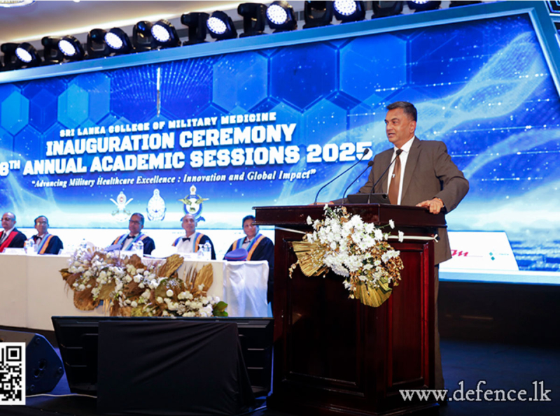 Defence Secretary Inaugurates 8th Annual Academic Sessions of the Sri Lanka College of Military Medicine