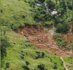 A landslide warning has been issued for two districts