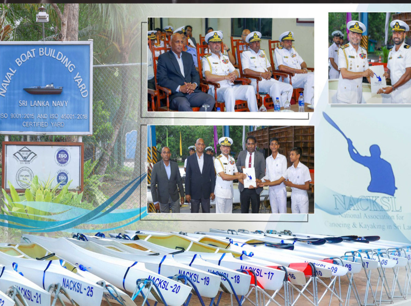 60 kayaks and canoes produced by Navy Boat Building Yard handed over to sports clubs 