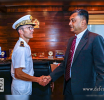 French Joint Commander in the Indian Ocean Calls on the Defence Secretary