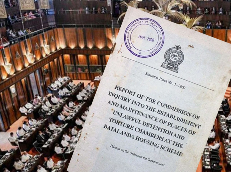 Batalanda Commission Report Referred to Attorney General After 25 Years