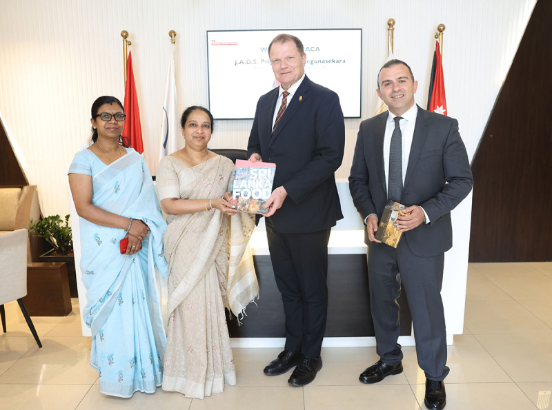 Ambassador of Sri Lanka to the Hashemite Kingdom of Jordan visits Royal Academy of Culinary Arts in Amman