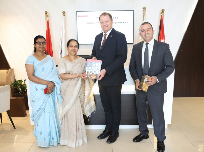 Ambassador of Sri Lanka to the Hashemite Kingdom of Jordan visits Royal Academy of Culinary Arts in Amman