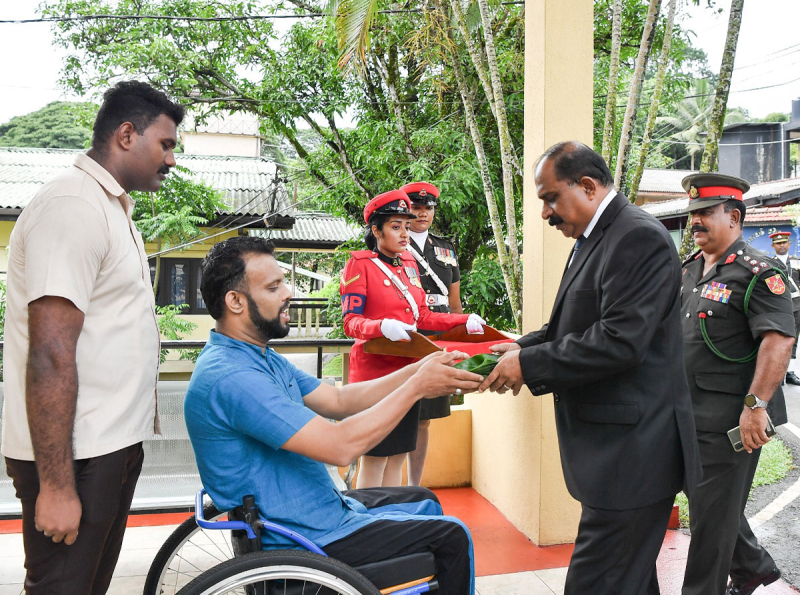 Deputy Minister of Defence Visits Ranaviru Sevana Rehabilitation Centre in Ragama