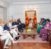Courtesy Call by the Minister of Foreign Affairs of Poland on the Prime Minister of Sri Lanka