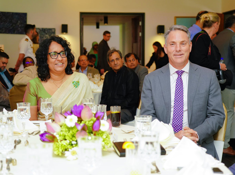 Prime Minister welcomed The Australian Deputy Prime Minister at the Australia House in Colombo