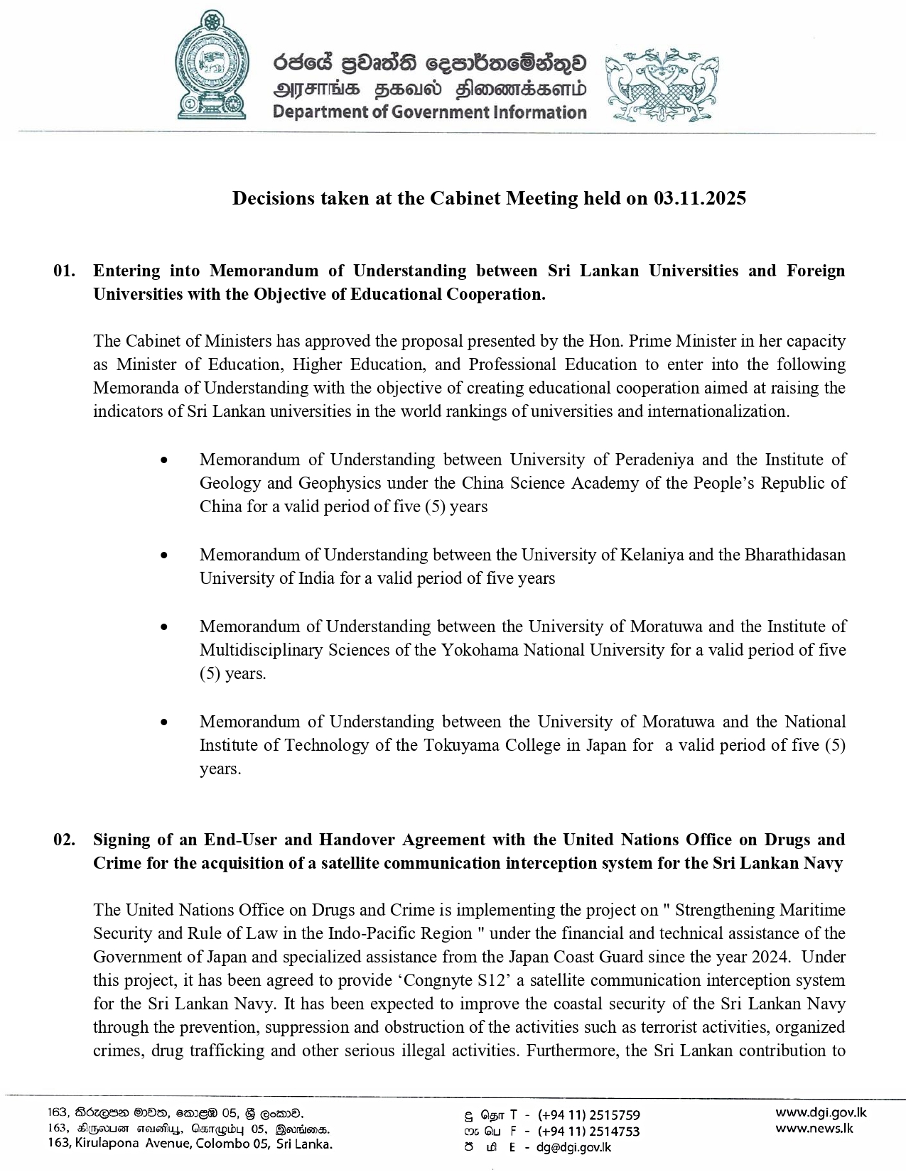Cabinet Decision on 03.11.2025 English page 0001