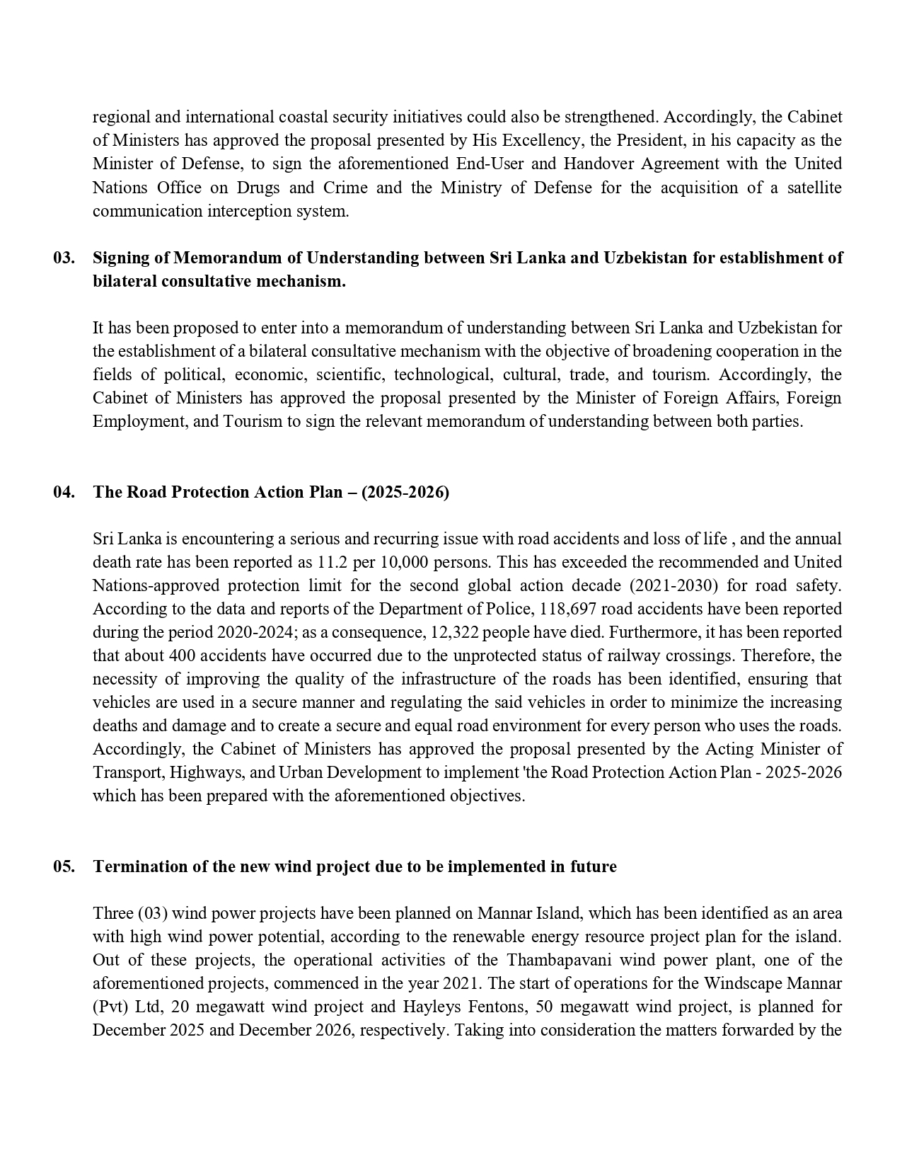 Cabinet Decision on 03.11.2025 English page 0002