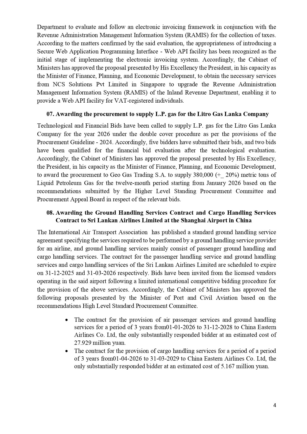 Cabinet Decisions on 01.12.2025 E page 0004