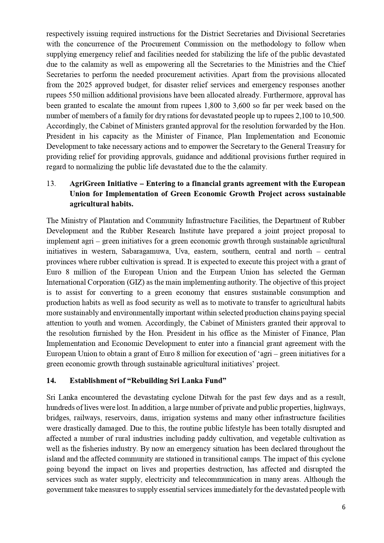 Cabinet Decisions on 01.12.2025 E page 0006