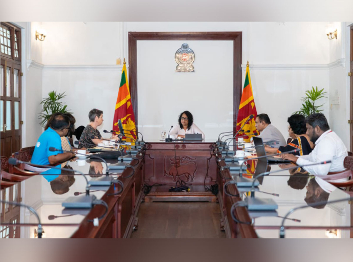 Meeting between UNICEF Representatives and Prime Minister Dr. Harini Amarasuriya to rebuild the schools affected by the Disaster