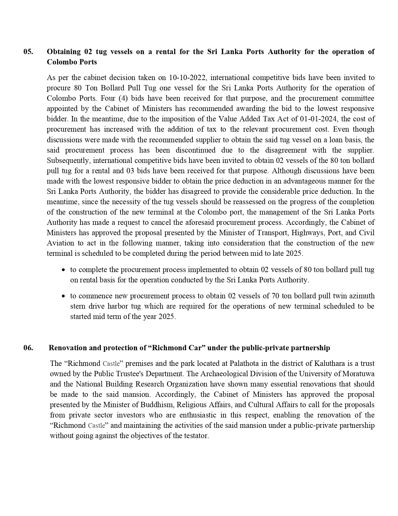 Cabinet Decision on 06.01.2025 English page 0003