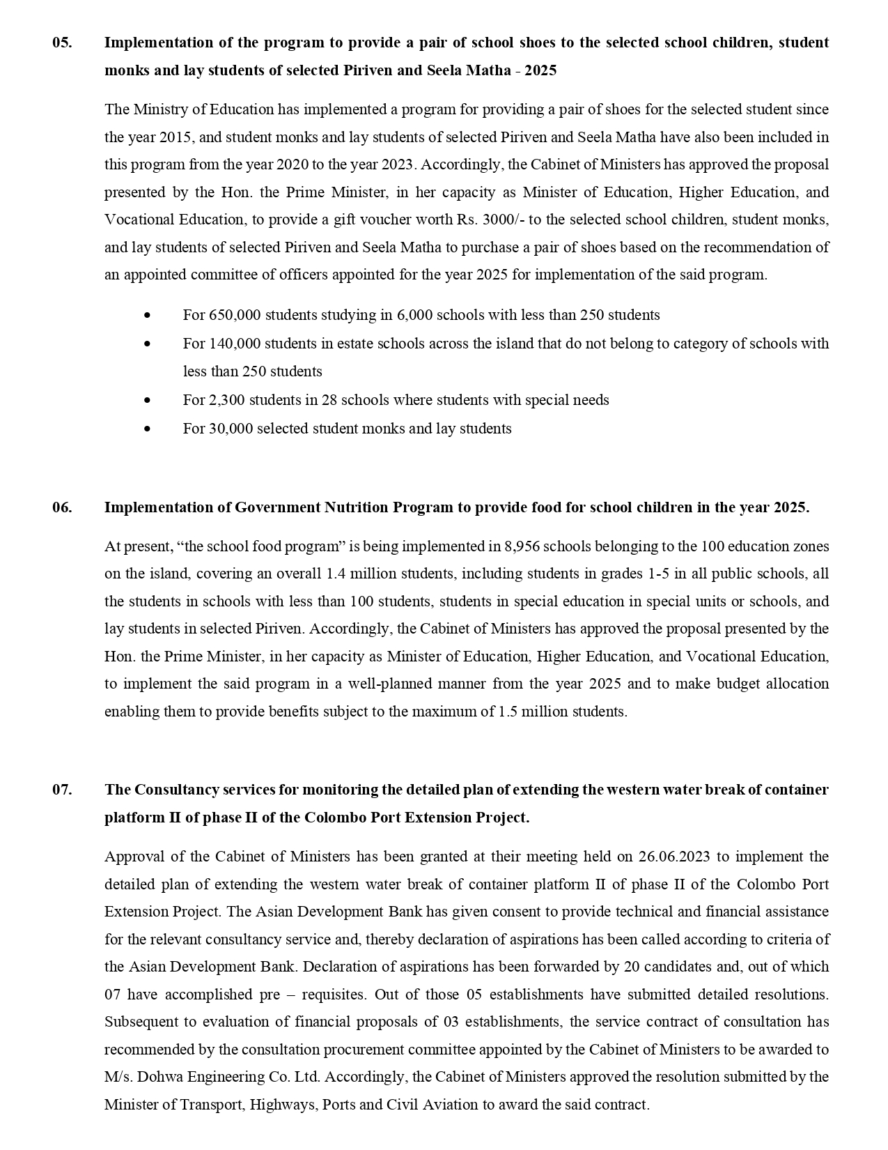 Cabinet Decision on 20.01.2025 English page 0003