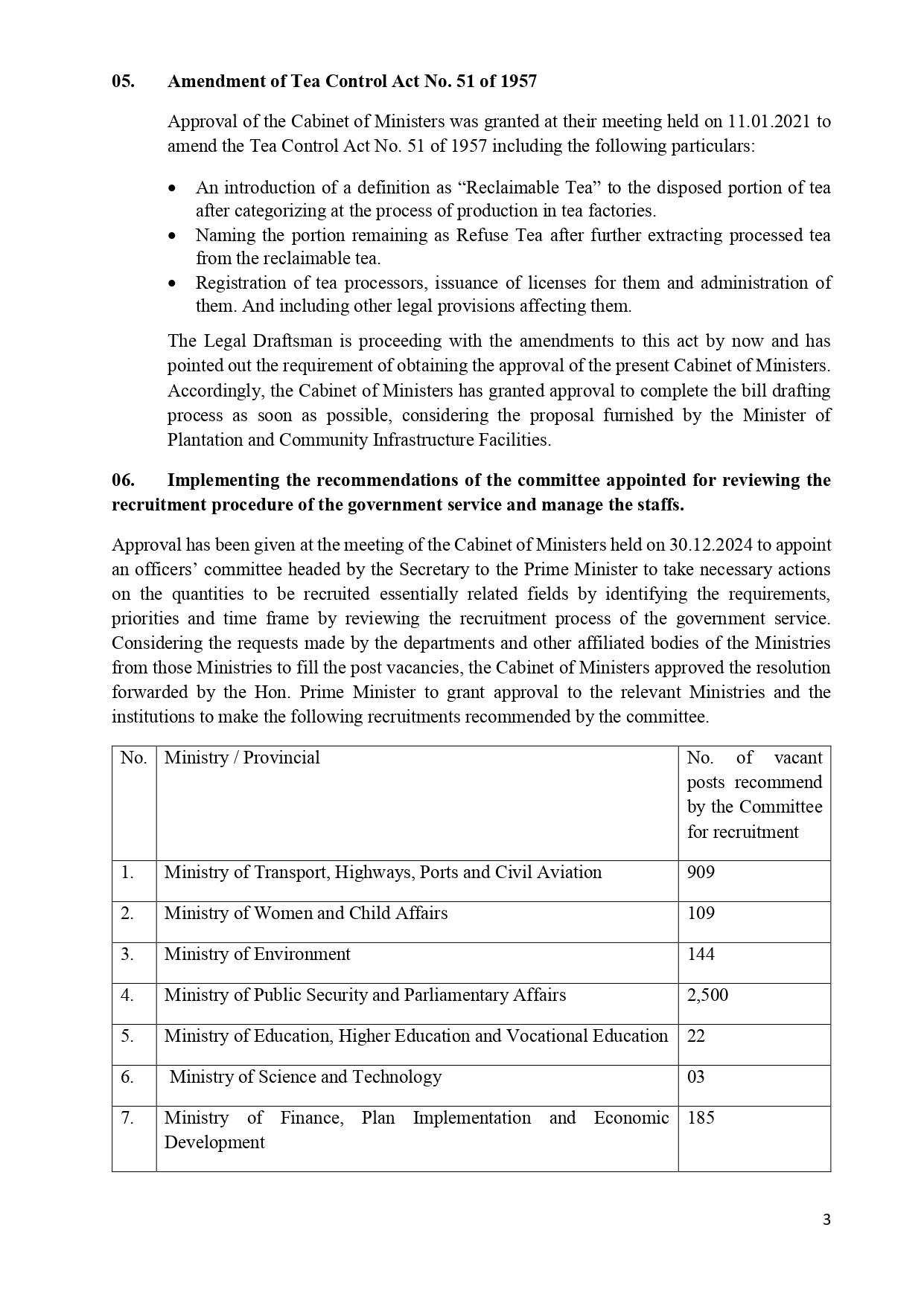 Cabinet Decisions on 10.03.2025 E page 0003