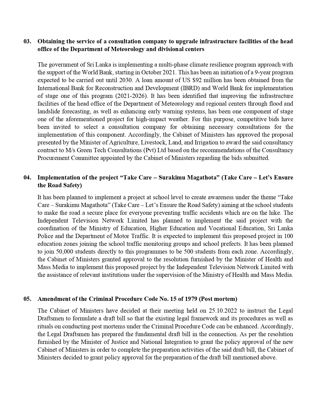 Cabinet Decisions on 19.05.2025 E page 0002