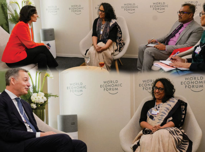 Prime Minister Holds High-Level Meetings with EU, UNDP, and Corporate Leadership at World Economic Forum