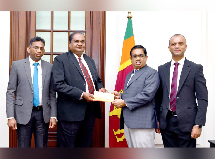 Development Lotteries Board Donates LKR. 15.5 Million to ‘Rebuilding Sri Lanka’ Fund