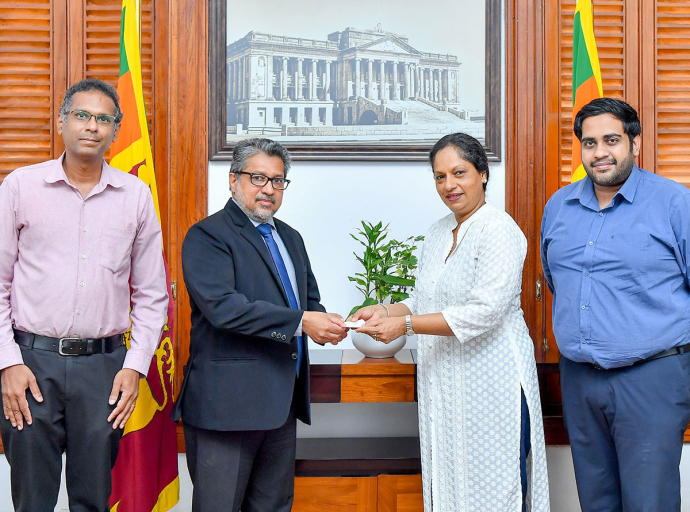 Financial Contribution from the Symphony Orchestra of Sri Lanka to the ‘Rebuilding Sri Lanka’ Fund 