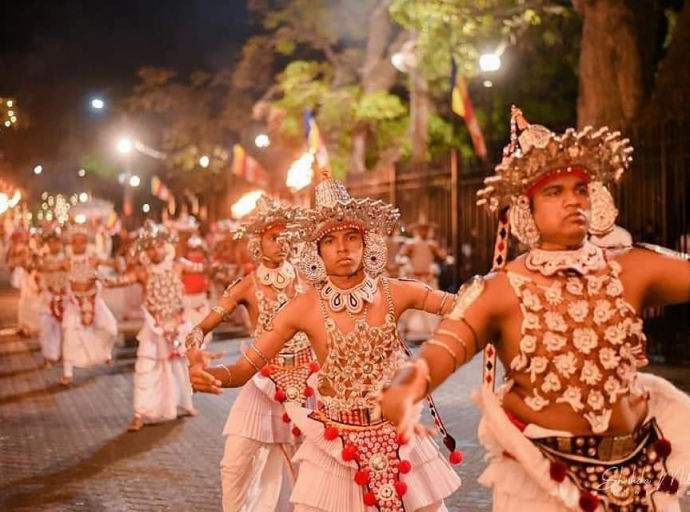 Fourth Randoli Perahera of Kandy Esala Perahera Festival Underway