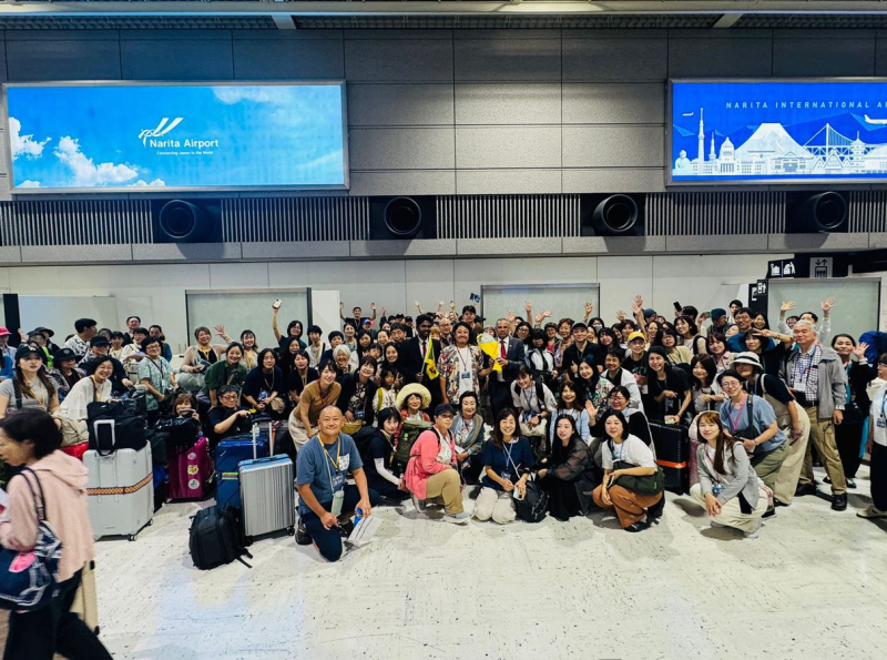 200 Japanese Tourists Depart for Sri Lanka on a Single Flight