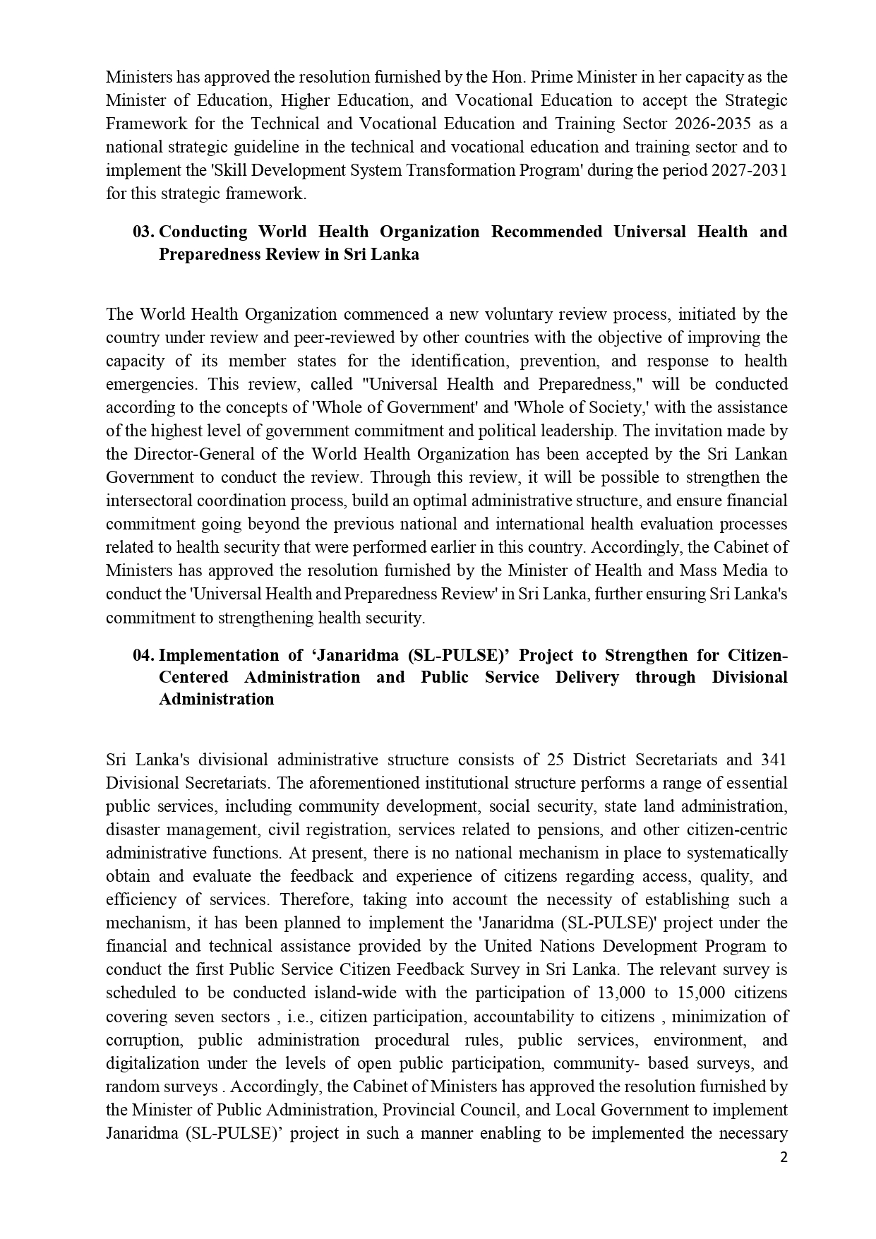 Cabinet Decisions on 24.08.2026 E page 0002