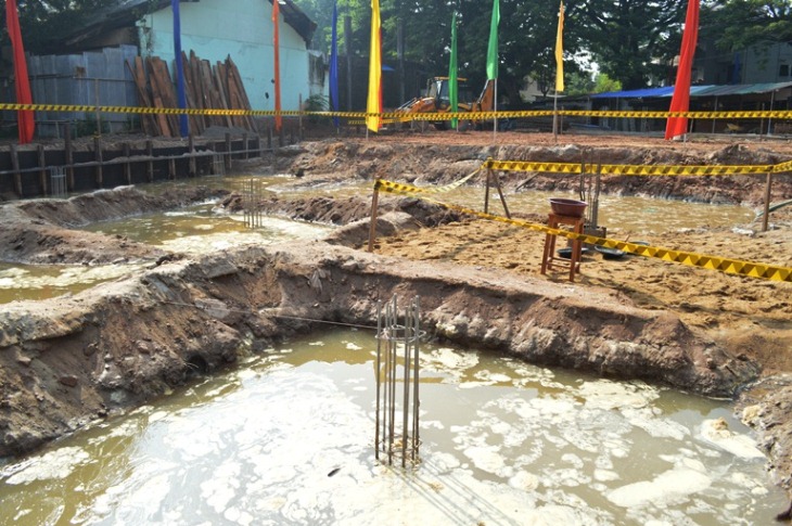 Construction begins on Isipathana College Swimming Pool
