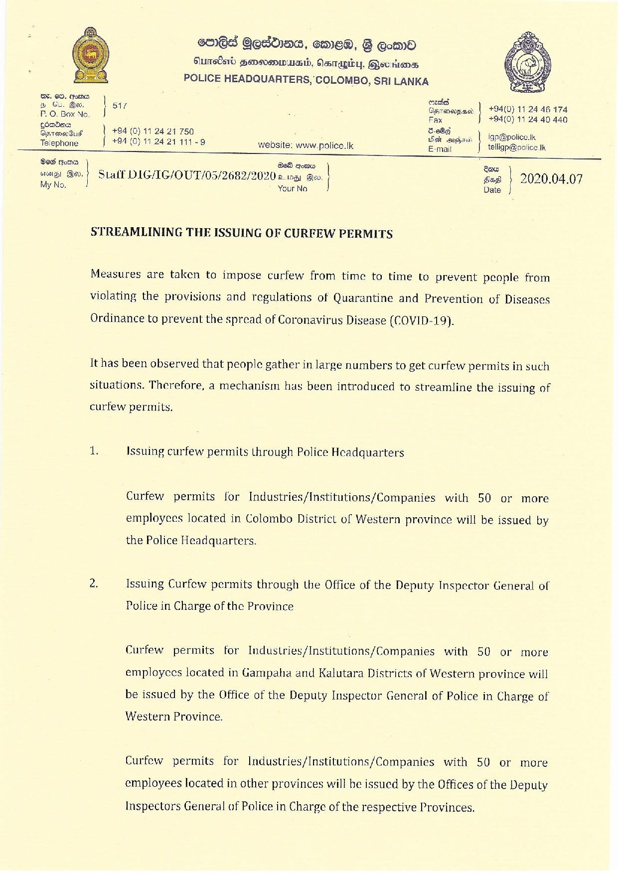 Streamlining The issuing of curfew permits English 1 page 001