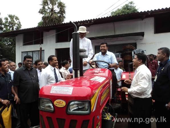 Government distributes 360 tractors to Wanni Districts