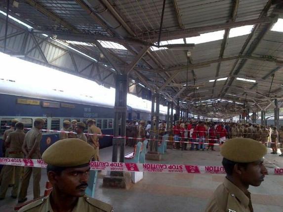 twin blasts at Chennai Central station 2