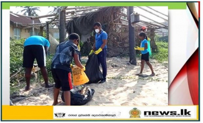 Navy launches cleaning programme in Hamilton Canal area and Uswetakeiyawa Beach