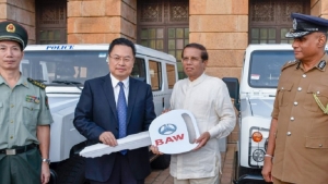 10 Jeeps to the Police Department from government of China